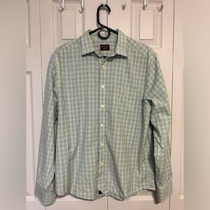 UNTUCKit Mens Dress Shirt Plaid Sz large Office Casual Long Sleeve